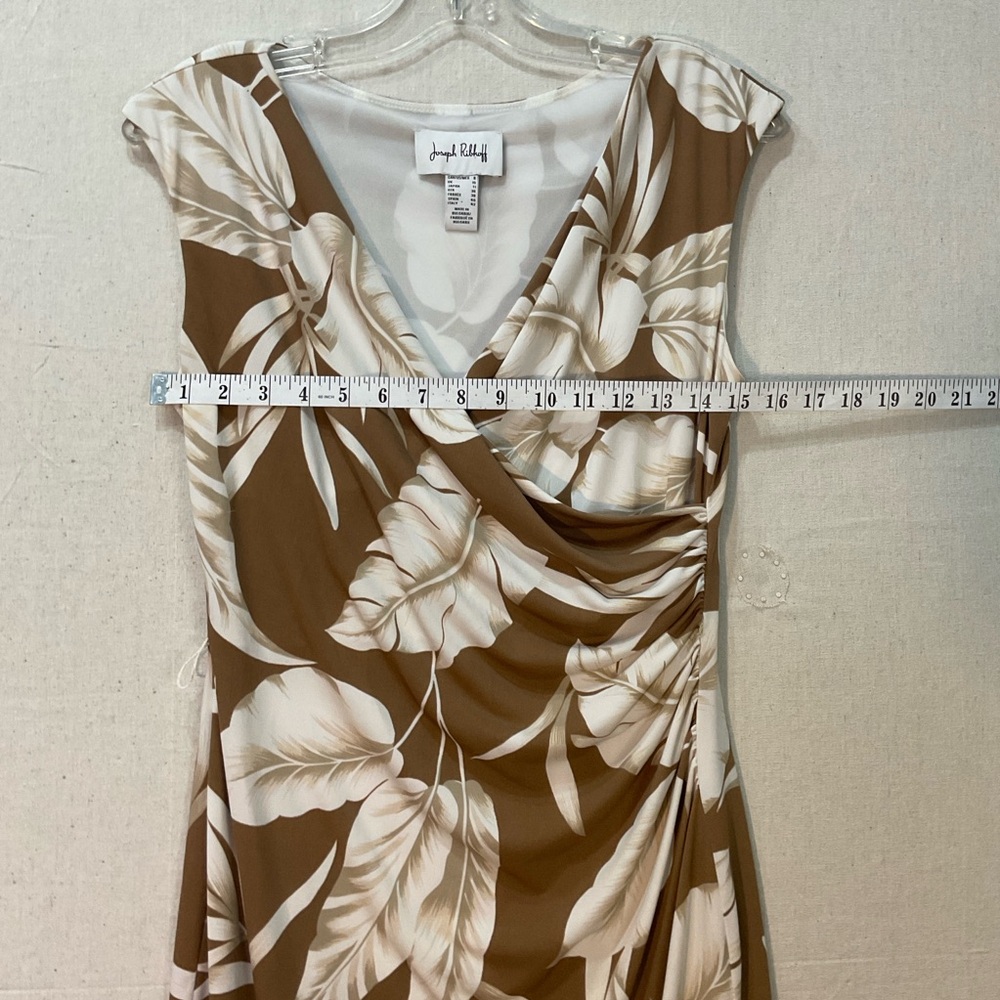 Joseph RIBKOFF tropical print dress , size 8 / EXCELLENT LIKE NEW CONDITION - Picture 3 of 9